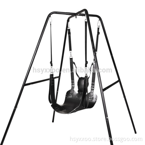 SM Product Sex Toy Leather Swing with Pillow and Stirrups